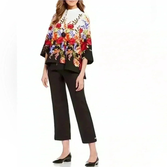 IC by Connie K Floral Jacket Sz L - Picture 1 of 11
